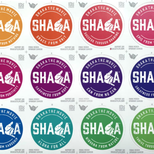 Shaka the Movie Stickers Values Motto Series