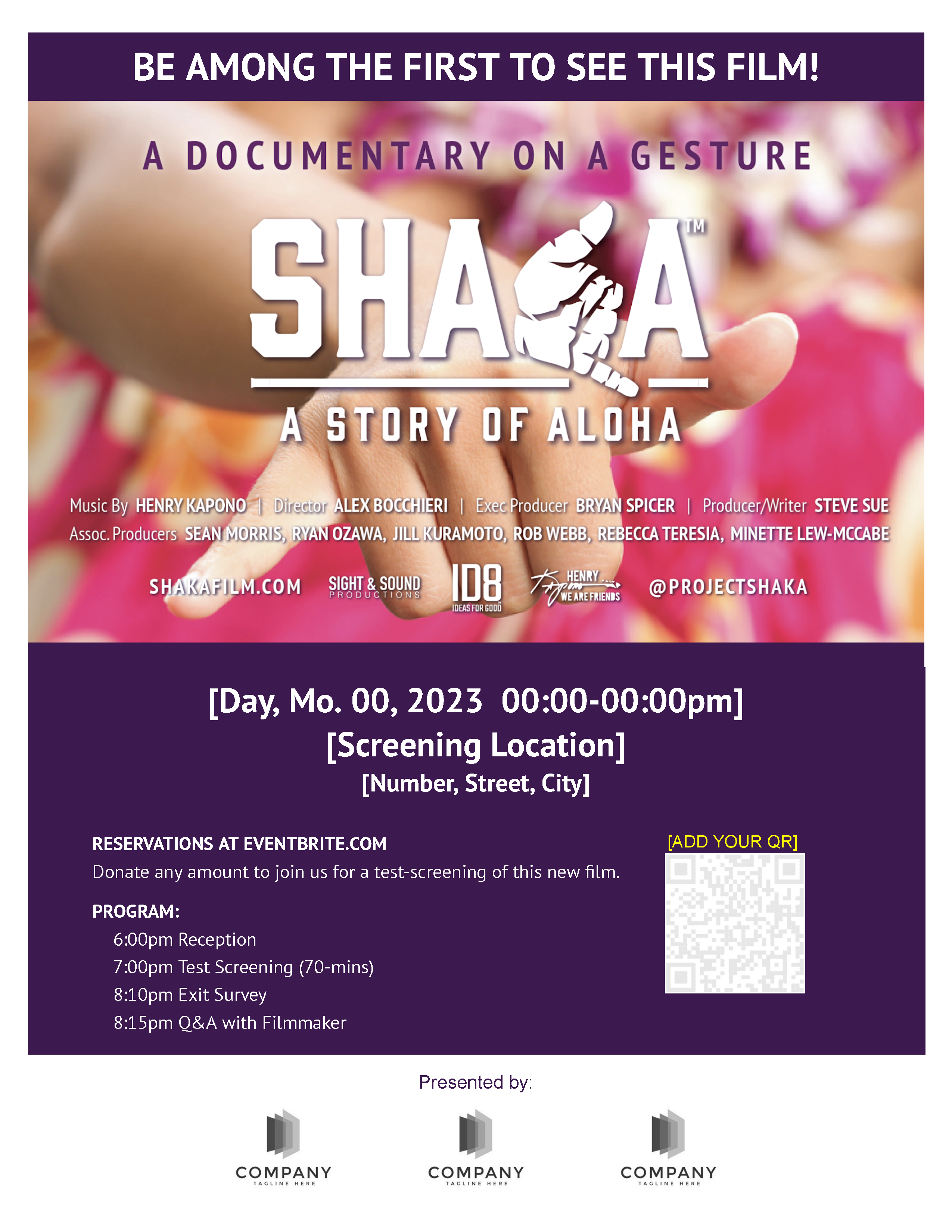 Shaka Screening Poster